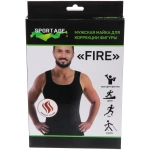 Майка для похудения «Fire», размер 3XL, Черный