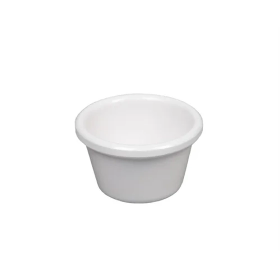 Соусник 50 мл d 5,9 см h3,6 см круглый пластик белый P.L. Proff Cuisine