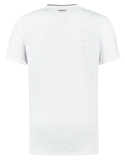 Футболка мужская теннисная K-Swiss Tac Hypercourt Mesh Crew - white