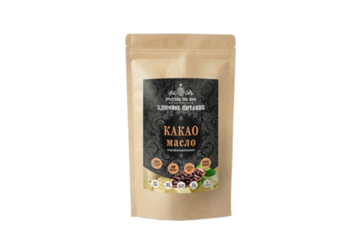 Какао масло нерафинированное, 100г