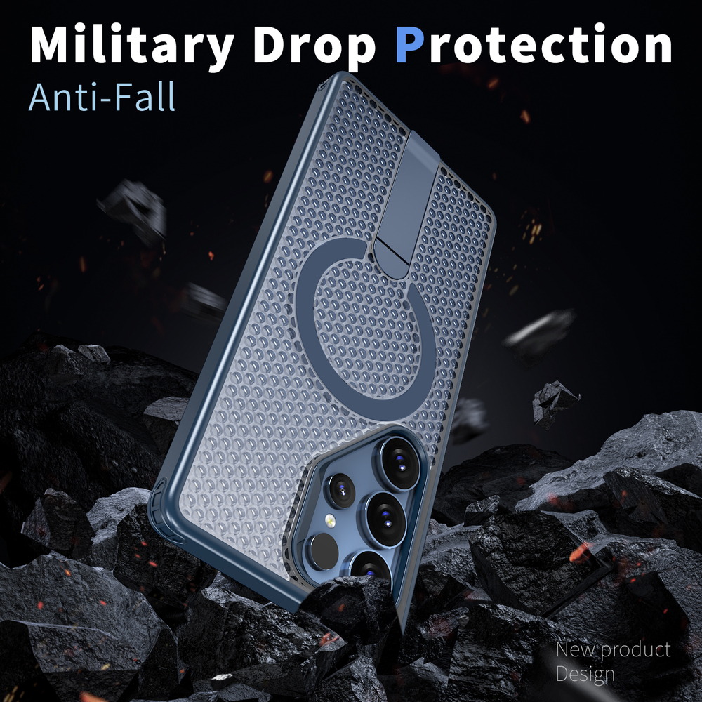 Прозрачный чехол Mesh Pro Magnetic Case для Samsung Galaxy S25 Ultra