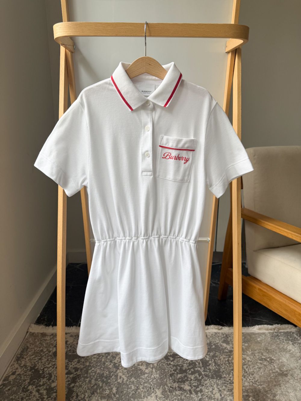 Новое хлопковое платье Burberry, 152