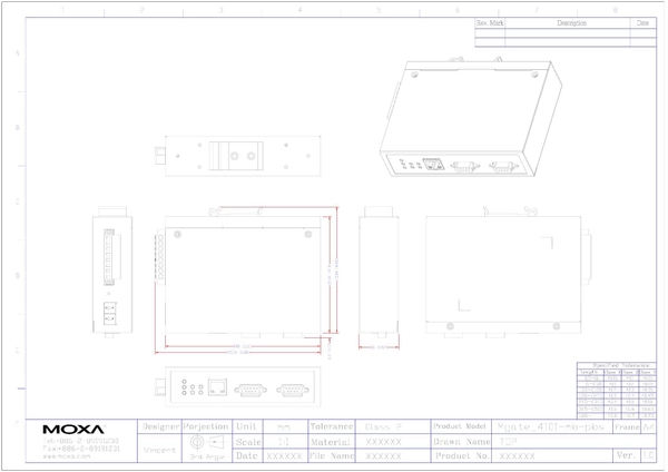 MGate 4101-MB-PBS-T