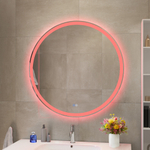 Зеркало Cezares CZR-SPC-MC-800-RGB-TCH с LED подсветкой и RGB подсветкой с сенсорным выключателем и диммером