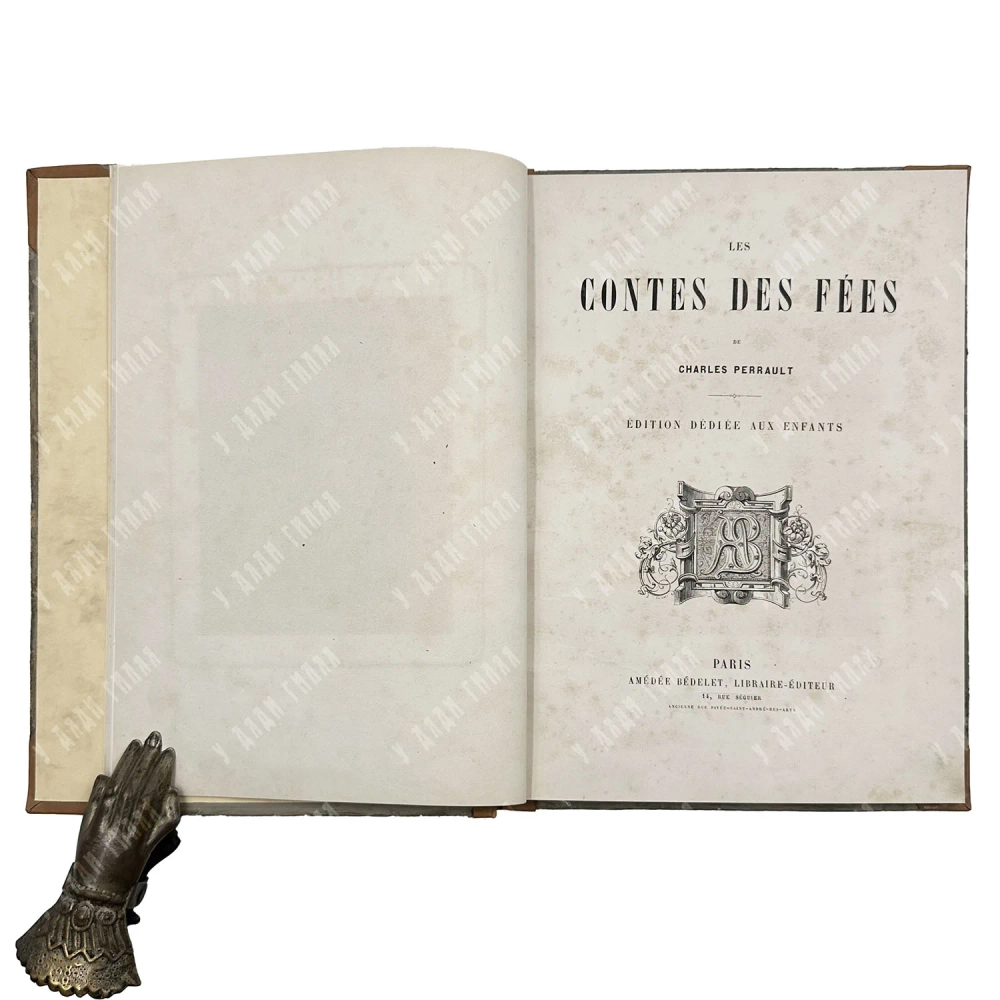Les Contes des Fées de Charles Perrault./ Сказки фей Шарля Перро. Paris. Amedée Bédelet.1850