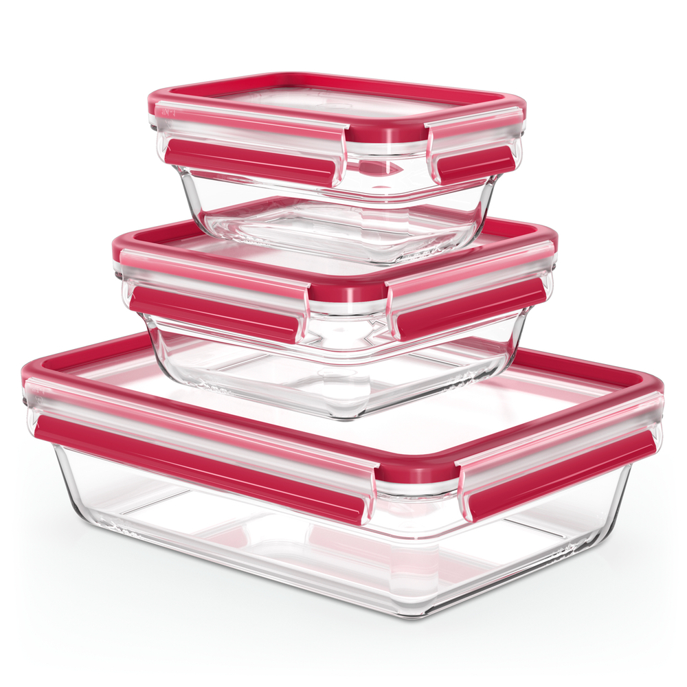 Набор контейнеров Tefal Masterseal Glass 3 предмета N1050910