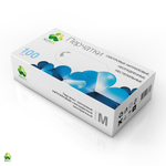 Перчатки нитриловые KLEVER повышенной прочности, голубые, размер XS