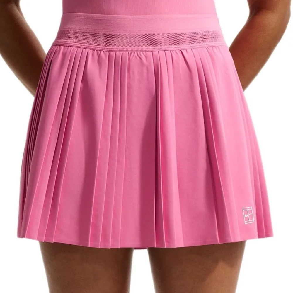 Теннисная юбка Nike Court Advantage Dri-Fit Pleated - peony/white