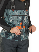 Полукомбинезон забродный Norfin PILOT CAMO BOOTFOOT р.46-XXL с сапогами резина
