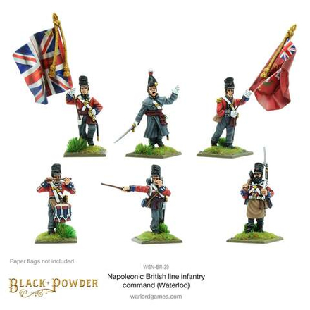 Napoleonic British Line Infantry command (Waterloo)