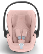 Коляска 3 в 1 Cybex Priam IV Chrome Brown complete и автокресло Cloud T i-Size Peach Pink Plus Mirage Grey