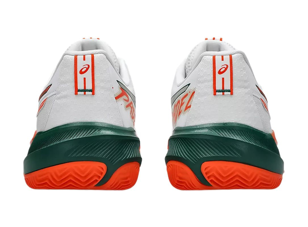Мужские кросовки для Padel Asics Gel-Challenger 15 Padel - white/energy orange