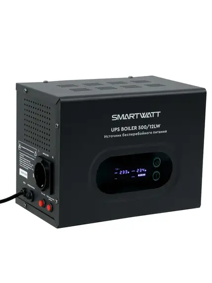 Комплект резервного питания SMARTWATT UPS BOILER 500/12LW + VEKTOR ENERGY GPL 12-75S