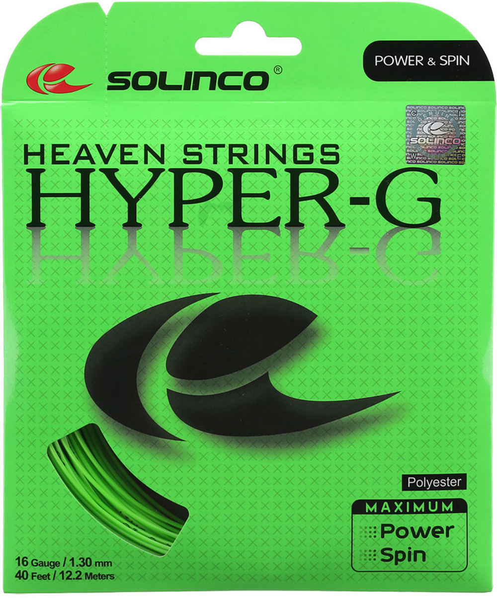 Струны теннисные Solinco Hyper-G (12 m) - green