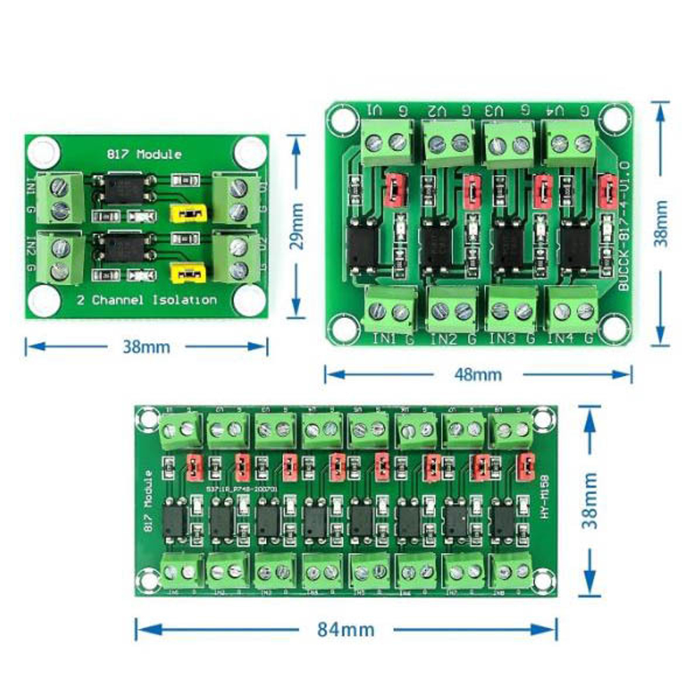 Плата гальванической развязки PC817-4.0