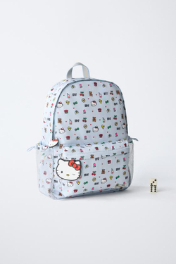 ZARA РЮКЗАК HELLO KITTY© SANRIO, СИНИЙ