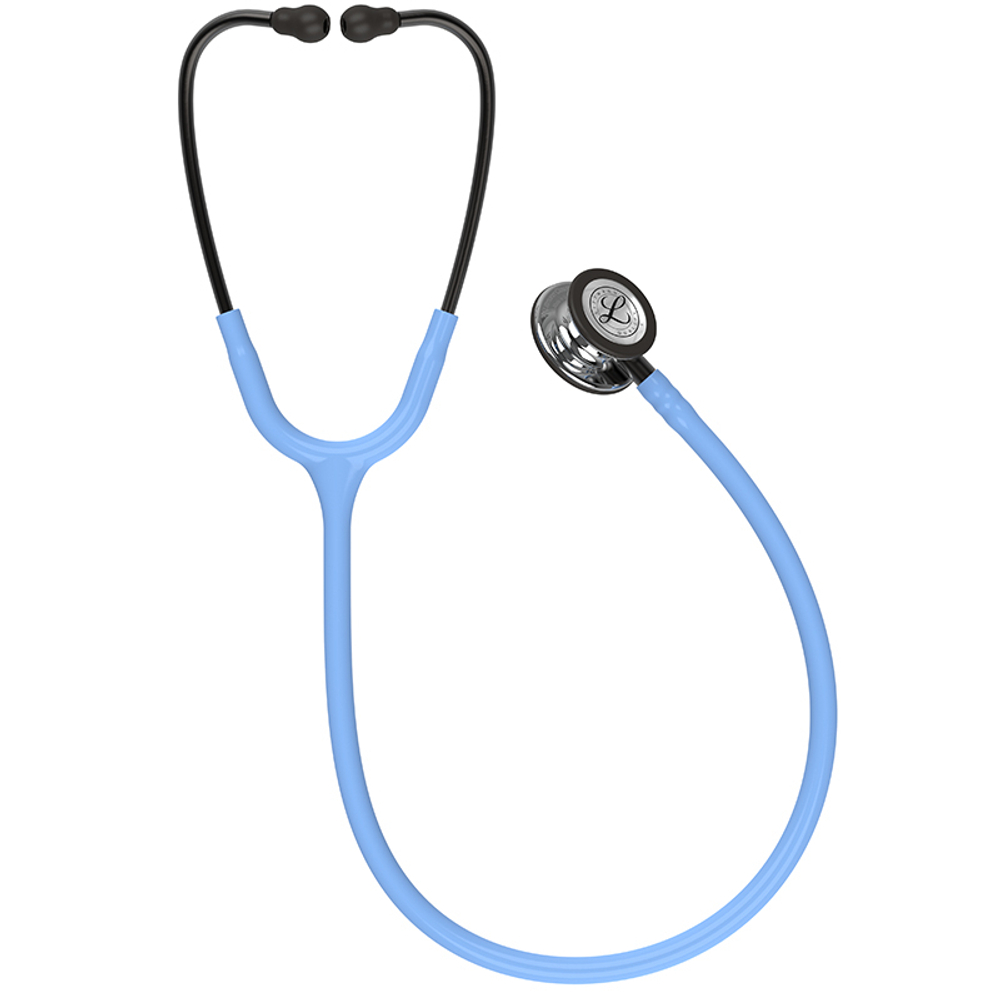 Стетоскоп Littmann Classic III, голубой, зеркальная акустическая головка, дымчатый ствол (5959)