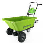 Садовая тележка самоходная Greenworks Арт. 7400007, 40V, 106 л