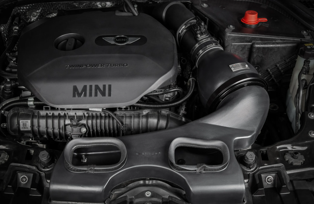 Eventuri Система впуска Mini Cooper S F56 pre LCI пластик с карбоновым воздухозаборником EVE-F56-PL-INT