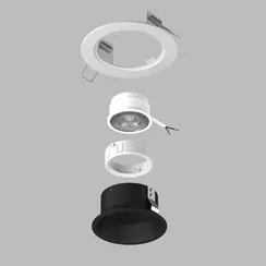 Точечный светильник Domino D61607WMOD Lightstar