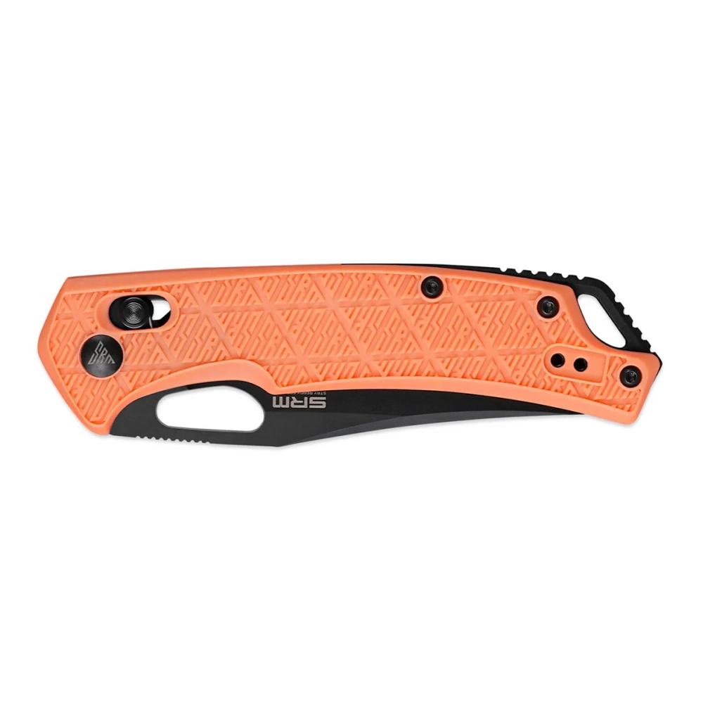 Нож складной SRM 9201-PJ Retriever Black (8Cr13MoV, Orange FRN)