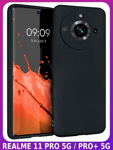 Мягкий Soft Touch чехол из силикона для REALME 11 PRO / 11 PRO PLUS с бархатной подкладкой