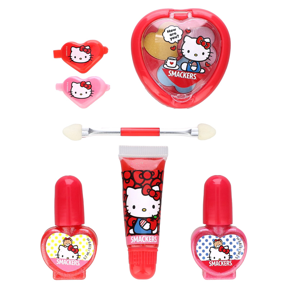 Lip Smacker, Hello Kitty Beauty Collection, набор из 9 средств