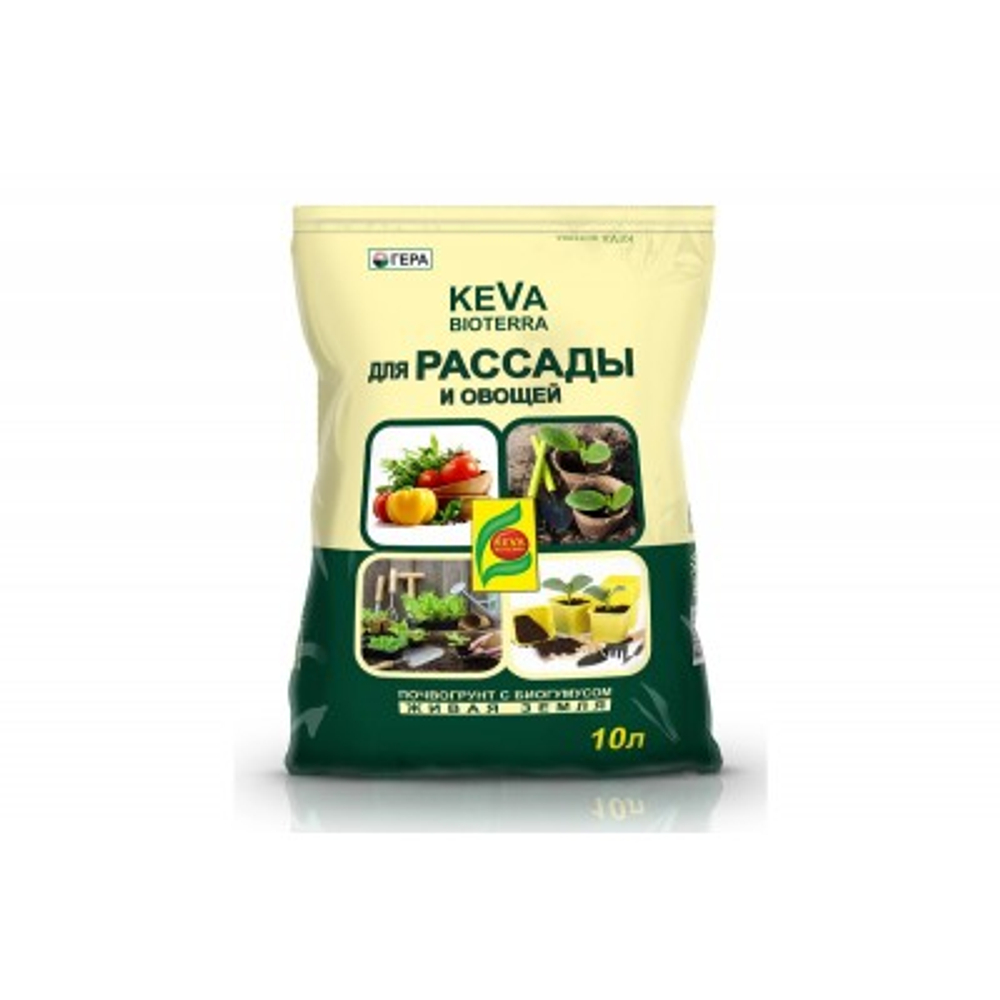 Грунт KEVA BIOTERRA для рассады и овощей 10л (8шт) Г - купить в розницу