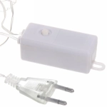 Гирлянда для дома НИТЬ «Льдинка» 5 м 50 ламп LED, 8 реж,IP-20, Теплый белый