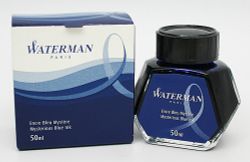 Флакон с чернилами Waterman для перьевой ручки Blue (S0110720)