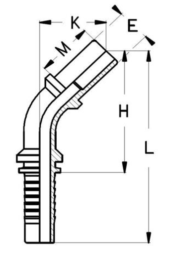 Фитинг DN 10 BEL (Ш) 14 (45)