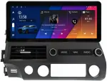 Магнитола для Honda Civic 8 4d 2005-2012 седан - Canbox H-Line 2059 монитор 12.3" QLED в стиле Audi на Android 10, Быстрая, ТОП-процессор, CarPlay, 4G SIM-слот