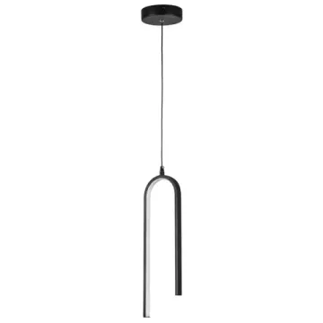 Подвесной светильник LED 8W 3000K 749017 чёрный Saturno Lightstar