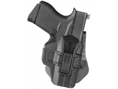 Кобура поворотная с кнопкой для Glock 43
