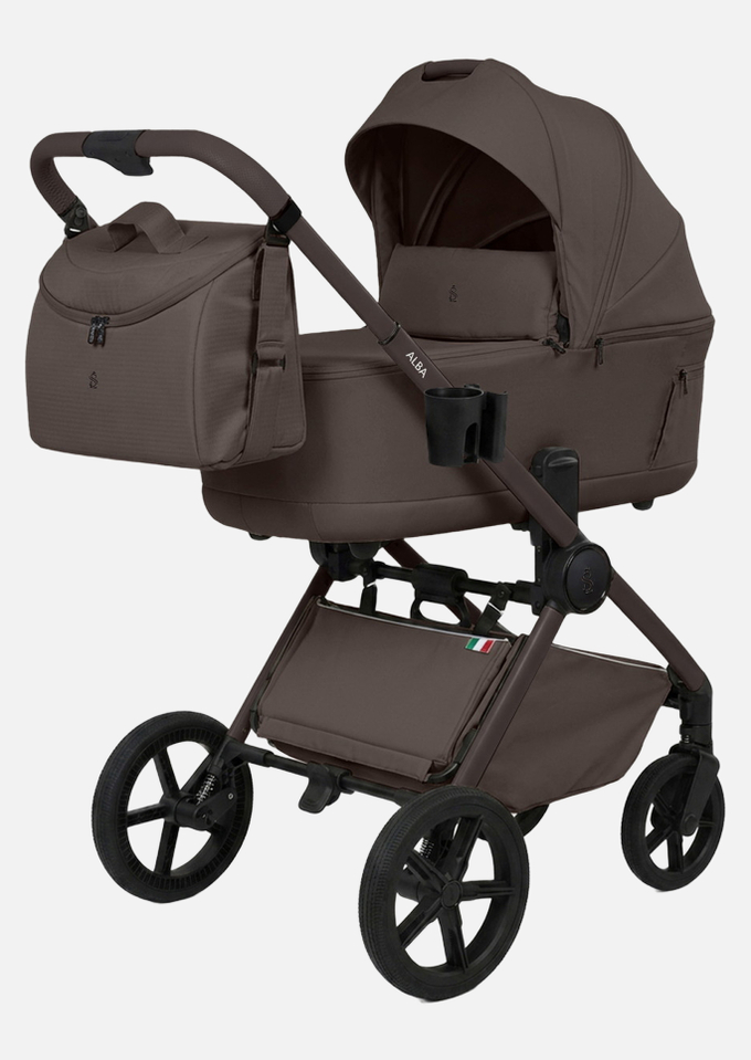 Sweet Baby Коляска 2 в 1 SBL Alba 2.0 Macadamia