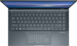Ноутбук ASUS ZenBook UX435EG-K9253T Intel i5-1135G7/8G/512G SSD/14"; FHD IPS 400nits/GeForce MX450 2G/NumPad/Win10 Серый, 90NB0SI7-M06050