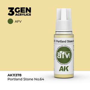 Акриловая краска AK Interactive Portland Stone No.64 3GEN AFV, 18мл
