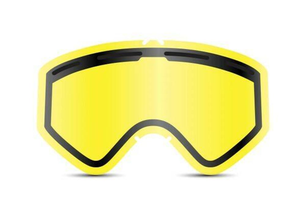 Маска ASHBURY BLACKBIRD CANVAS (DARK SMOKE LENS/YELLOW SPARE)