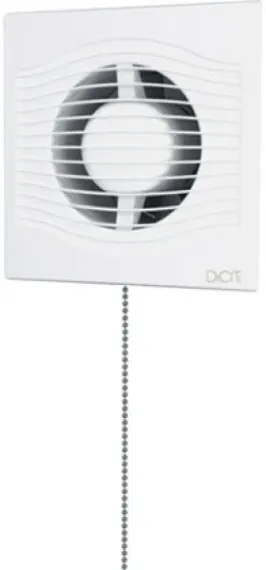 Вентилятор ERA DiCiTi SLIM 4С-02 d100 Шнурок вкл/выкл