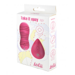 Розовые вагинальные виброшарики 8,3см с пультом ДУ Lola Games Take It Easy Ray 9021-10lola