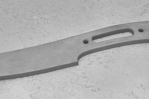 Заготовка для ножа, сталь CPM S90V 3,5мм. Модель "Rook" с клинком 95мм, ТО 61-62HRC