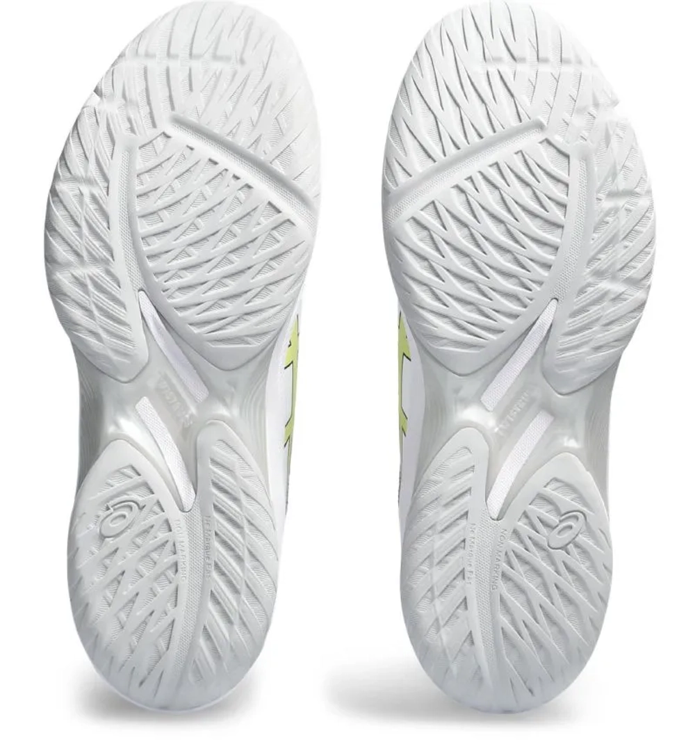 Мужские кроссовки для сквоша/бадминтона Asics Beyond FF - white/glow yellow