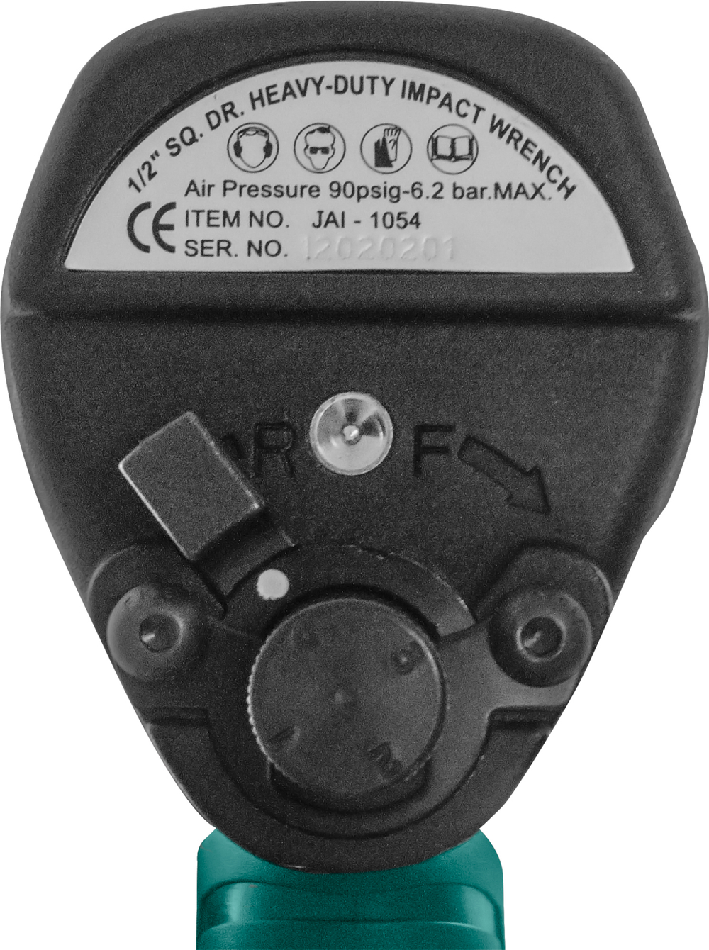 JAI-1054 Гайковерт пневматический ударный 1/2"DR 7000 об/мин., 920 Нм