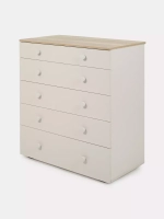 Комод RANT "LEVI" 80 см 5 ящиков с органайзером (арт.128) Crystal Beige