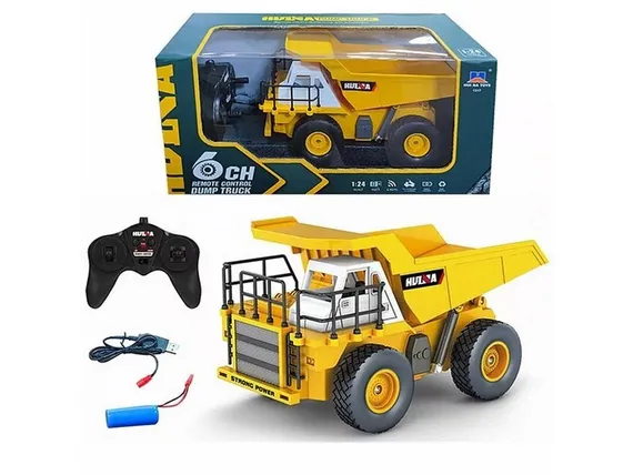 Радиоуправляемый карьерный самосвал HUI NA TOYS 2.4G 6CH (дальность 8 м) 1/24 RTR HN1517