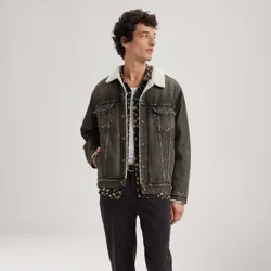 Куртка джинсовая утепленная мужская LEVI'S RELAXED FIT SHERPA TRKR SALT LAKE SHERPA