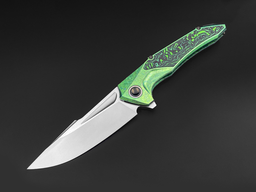 Складной нож Guerrero [M390 green CrystalTi green carbon]