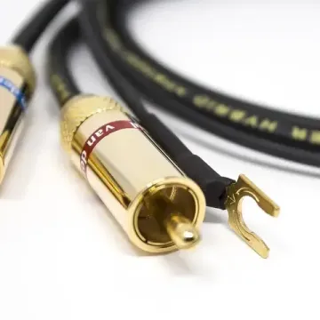 Кабель для тонарма угловой (TAC(Angled) - XLR) Van den Hul D - 501 Silver Hybrid. Длина 1,2 метра