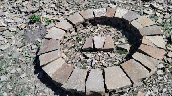 Доставка кострище из камня серого № 2264 в Краснодарский край г. Новороссийск Доставка кострище из камня серого № 2264 в Краснодарский край г. Новороссийск