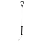 Виниловый черный стек Riding Crop Bare Bondage - 70 см. (Цвет: черный)